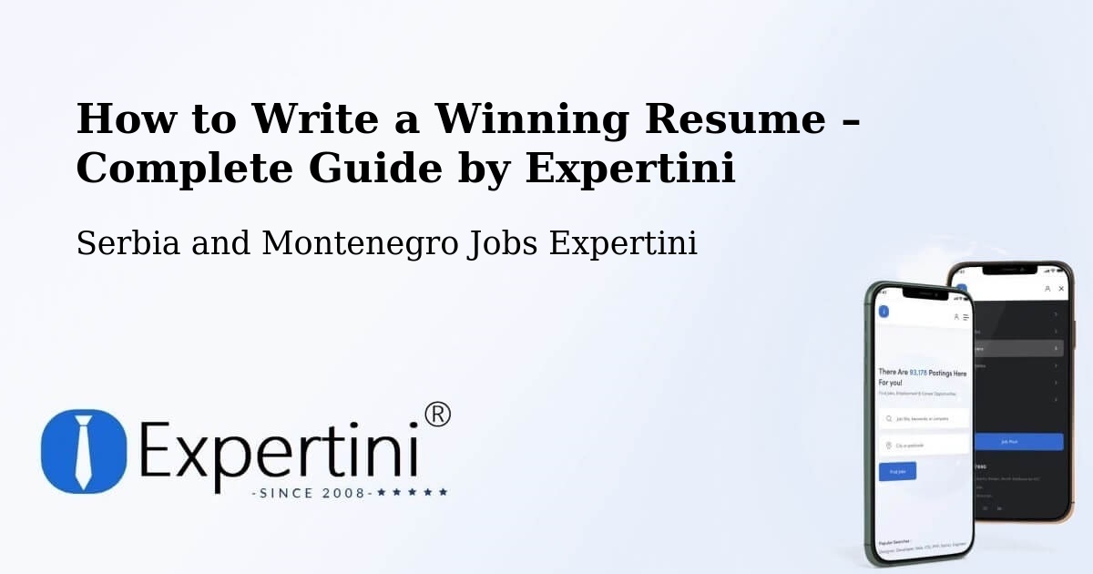 Resume Writing Guide for Job Seekers – Lorette - Lorette, Serbia and Montenegro Jobs Expertini